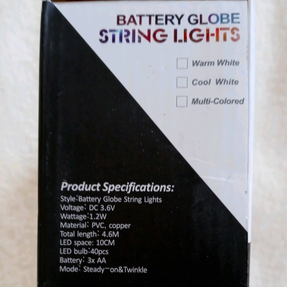 🌹40 LED Innoo Battery Globe String Lights - Picture 8 of 8